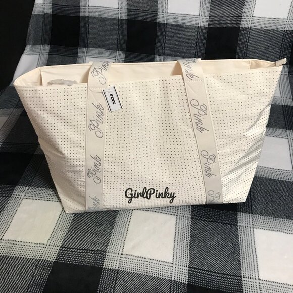 VS PINK BLACK FRIDAY 2025 LIMITED EDITION WINTER WHITE BLING TOTE BAG - Picture 8 of 12